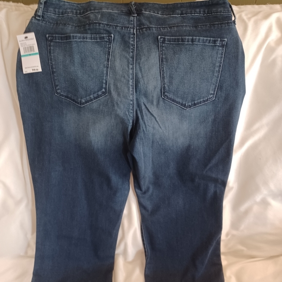 Gloria Vanderbilt Jessa All-Around Slimming Effect Jeans Nebula Wash Size 16 - Picture 5 of 5